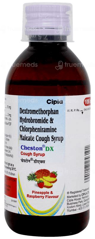 Cheston Dx Syrup 100 ML | Order Cheston Dx Syrup 100 ML Online at Truemeds