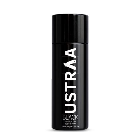 Buy Ustraa Black Deodorant Spray For Men, 150Ml Strong & Intense ...