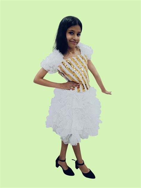 Rent Buy Western Dance Costume Top & Frock for Girls Online in India ...