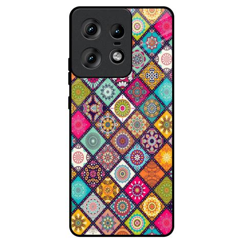 Multicolor Mandala Motorola Edge 50 Pro 5G Glass Back Cover - Flat 35% ...