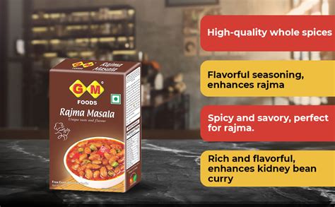 GM Foods Rajma Masala Powder 100 Gram(Pack of 2) | Spice Blend for ...