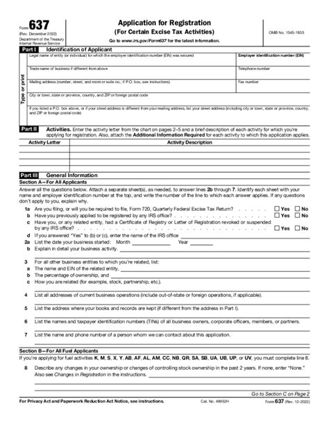 2022 Form IRS 637 - Blank Fillable Template | Fill Out, Print ...