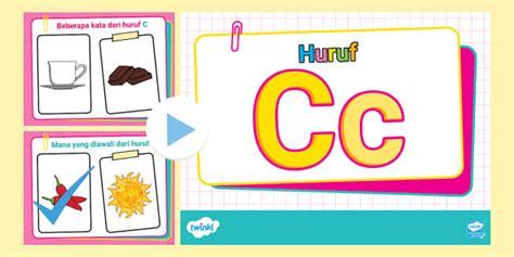 40 Lembar Belajar Membaca TK, Tersedia Poster dan PPT