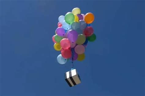 Guy Sends His iPhone XS 15 Km High In Sky Tied To 110 Balloons, But ...
