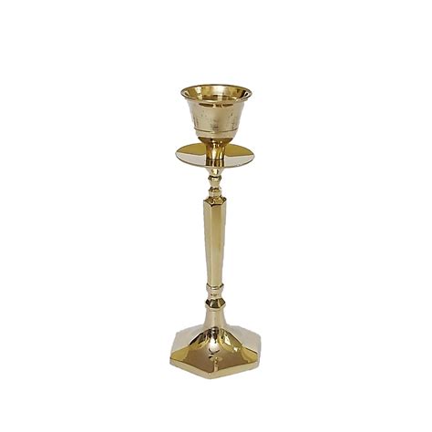 PARIJAT Handicraft Brass Candle Stand Living Room Candlestick Holder ...