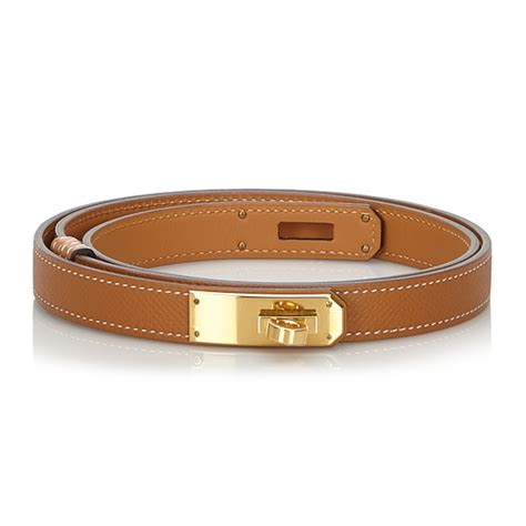 Hermès Vintage - Epsom Kelly Belt - Brown Gold - Leather Belt - Luxury ...