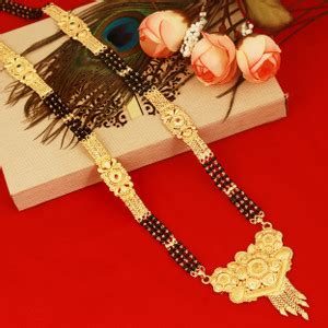 1 Gram Gold Plated Mangalsutra - Buy 1 Gram Gold Plated Mangalsutra ...