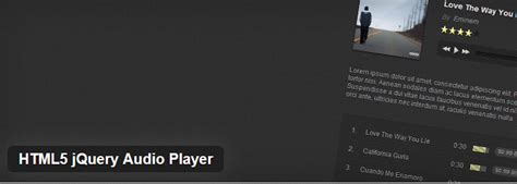 Image result for Customize HTML5 Audio Player WordPress
