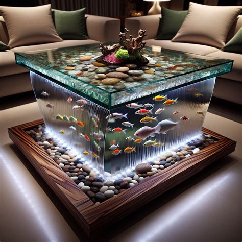 15 Creative Aquarium Coffee Table Ideas to Transform Your Living Space ...