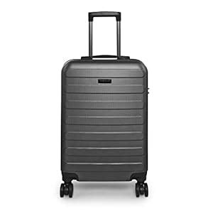 Kenneth Cole New York Gunmetal Grey 8 Wheel ABS 20 inch Hard Side Cabin ...