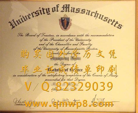 美国麻省大学毕业证/文凭/学位证书 | University, Chancellor, Consideration