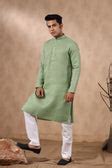 Buy B Green Cotton Kurta Pajama For Men Online | Cityvibes