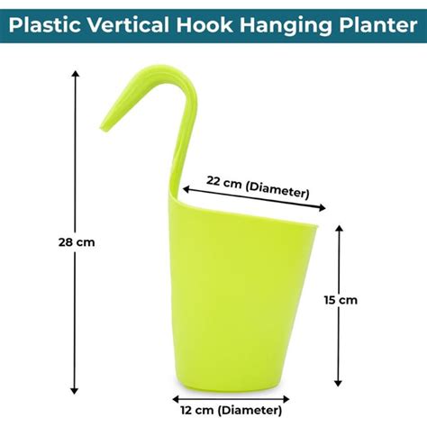 Plastic Hook Hanging Pot Multicolor Best Price Online - – Organicbazar