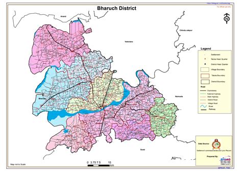 Bharuch Dist Digital HD Map Pdf Download