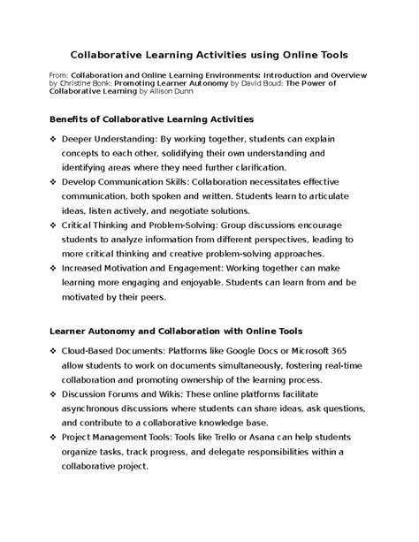 Collaborative Module Work 的图像结果