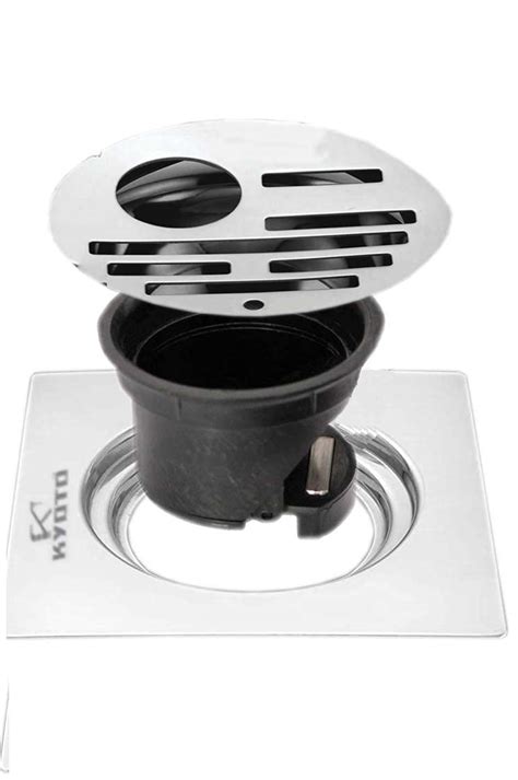 KYOTO (Lining) Square Lock Grating Stainless Steel SUS 304 Floor Drain ...