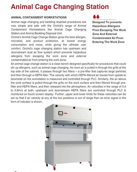 IVC Cage System - Animal Cage Changing Station Manufacturer from Nashik