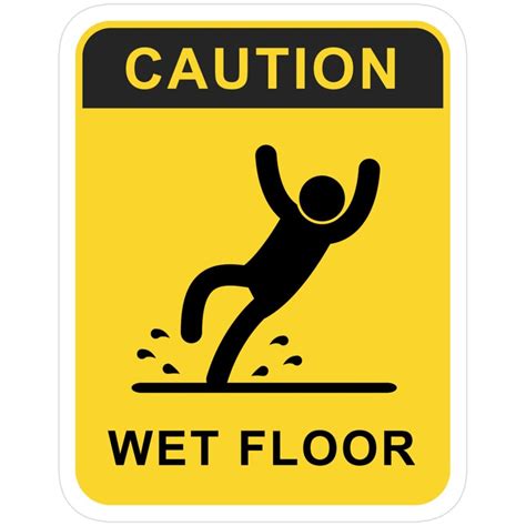 Printable Wet Floor Sign – PrintableLib