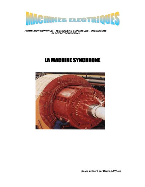 Machine Synchrone Applications 的图像结果