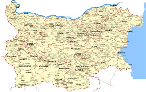 Bulgaria Map