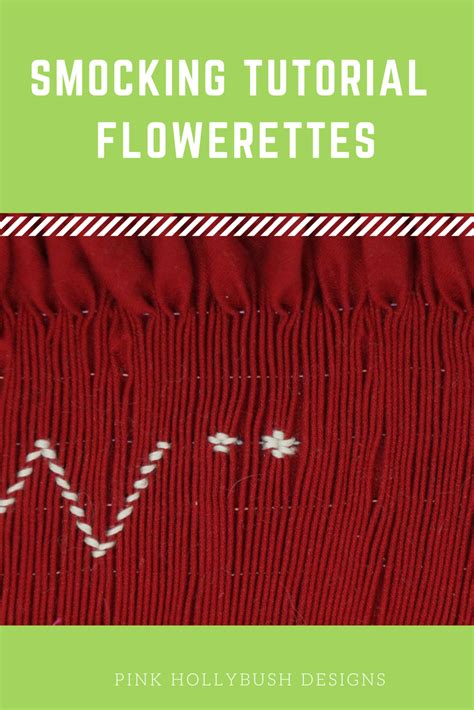 Flower Smocking Tutorial 的图像结果