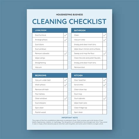 Checklist Layout Template 的图像结果