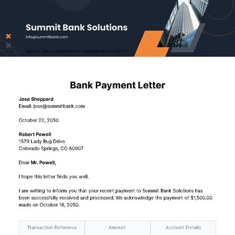 Page 2 FREE Bank Letter Templates & Examples - Edit Online & Download