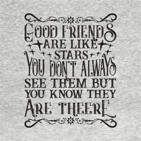 Good Friends Are Like Stars