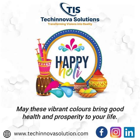 #techinnovasolution #holiwishes #festivalofcolors #celebration #joy #success #prosperity # ...