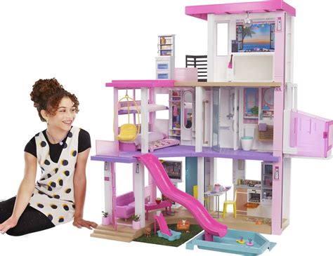 Barbie Dreamhouse Doll House Playset Barbie House with 75+ Accesssories ...
