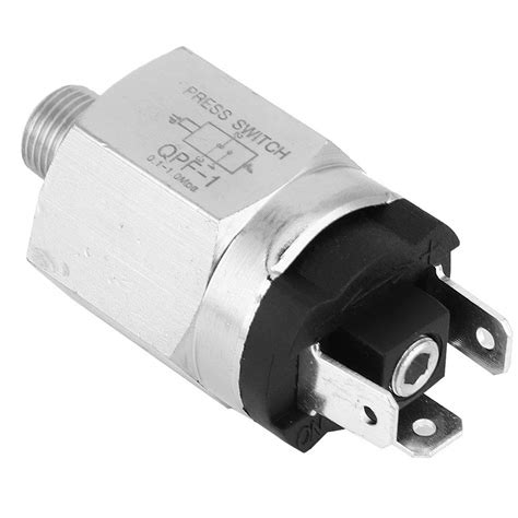 Pneumatic Adjustable Diaphragm Pressure Switch G1/8in NC/NO 0.1-1.0Mpa ...