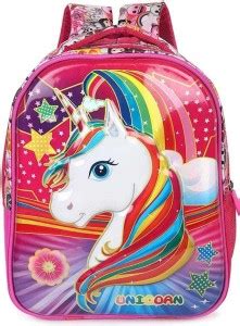 LJC unicorn bag 15 L Backpack PINK, MULTICOLOR - Price in India ...