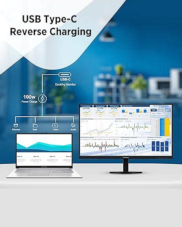 ViewSonic VG2409U-2 60.96 cm (24'') FHD IPS Ergonomic Docking Monitor ...