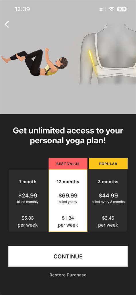 Yoga-Go: Chair Yoga & Tai Chi | Paywall Screenshot ($800K/mo)