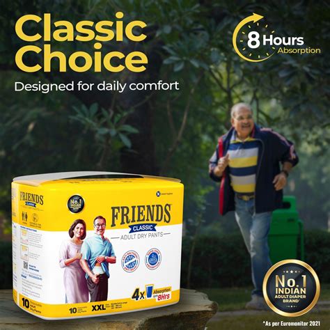 Buy Friends Classic Adult Dry Pants XXL, 10 Count | 19 Minutes Delivery ...