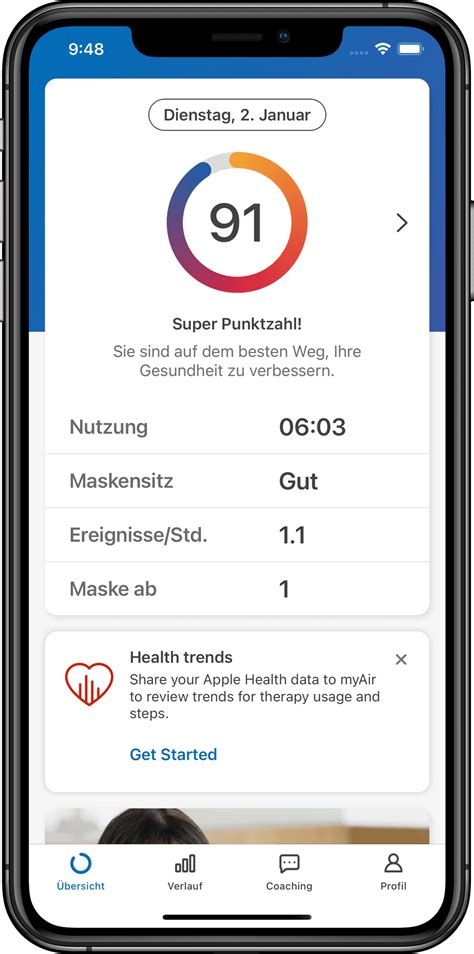 ResMed Support Portal | myAir App