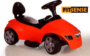 FitSense Red Color Electric Ride on Car for Kids Battery Operated ...
