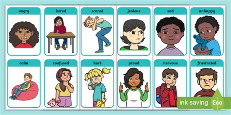 My Emotions Faces Discussion Cards (teacher made)