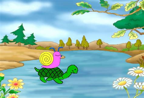《懒惰的小蜗牛》Flash动画课件 - 第一PPT