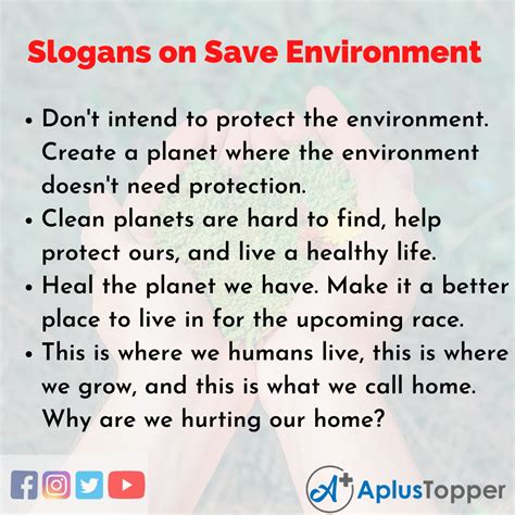Environment Protection Slogans 的图像结果