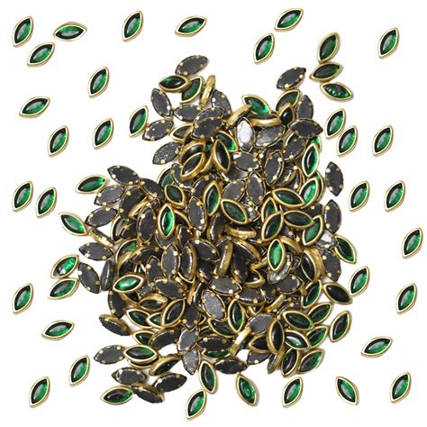 Embroiderymaterial Raw Material Flat Glue On Kundan Stones Beads for ...