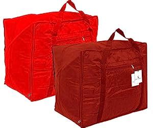 Kuber Industries Parachute 2 Pieces Jumbo Attachi Bag Travel Handbag ...