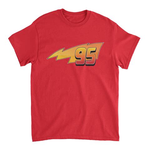 Cars Lightning Mcqueen 95 T-shirt - Etsy