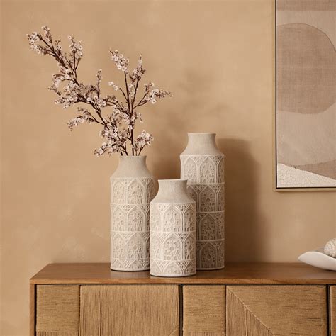 Elegant Textured Vases