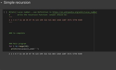 Simple Recursion Program 的图像结果