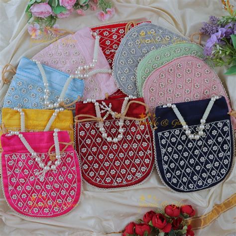 Elegant Pearl Potli Bag Set - Perfect Return Gifts – Sparkle and Glow