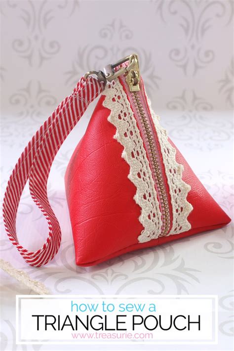 Image result for Triangle Pouch Pattern