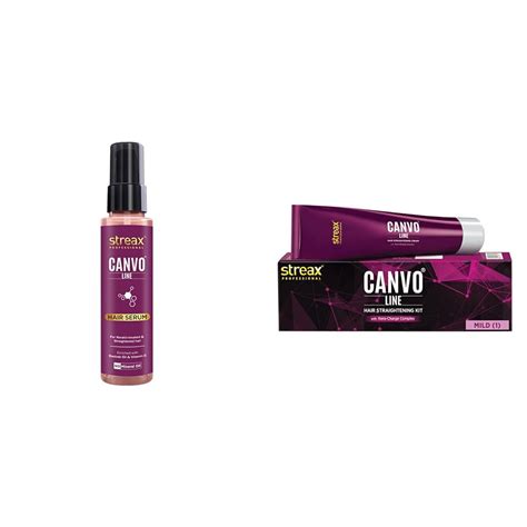 Buy Streax Professional Canvoline Hair Serum for women | For Straight ...