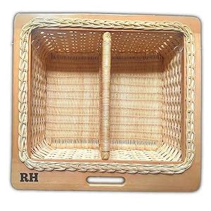 Wicker Basket PARTITION | Vegetable Basket | Onion Potato Basket (20W X ...