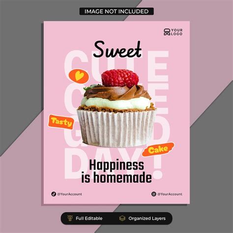 Cupcake advertisement example Images - Free Download on Freepik